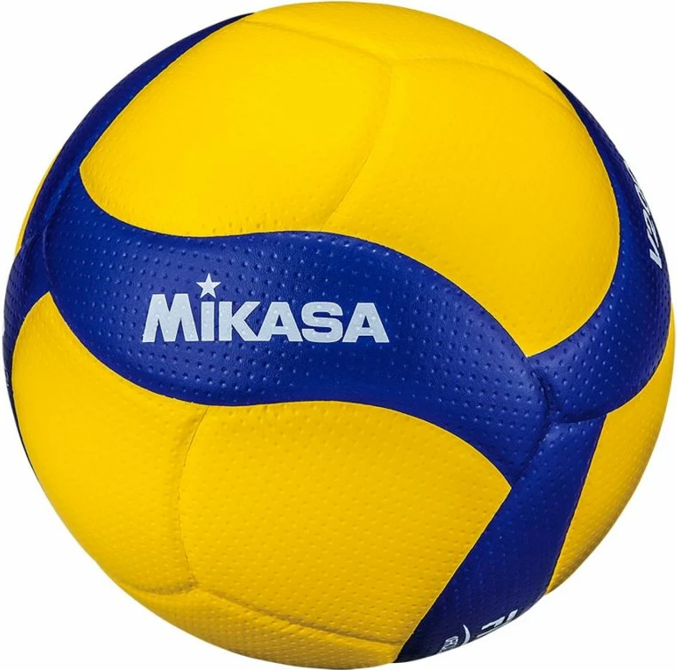 Volejbolna žoga Mikasa V200W za moške in ženske, modra in rumena