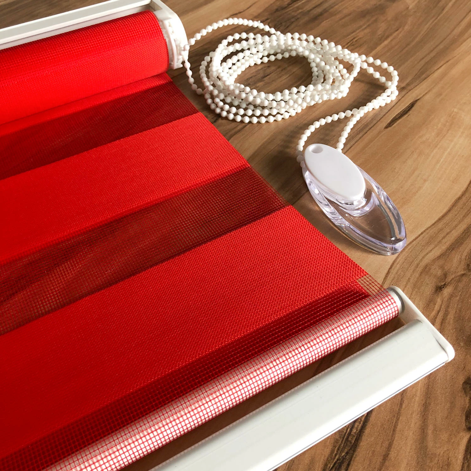 Zavesa Lizbon, rdeča, Evila Originals, 140x200 cm