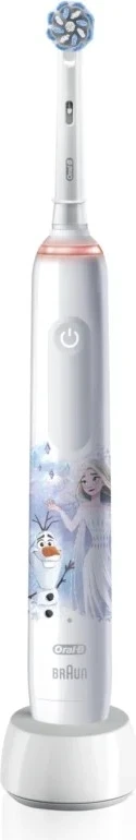 Električna zobna ščetka Pro Junior 6+ Frozen Oral-B, bela