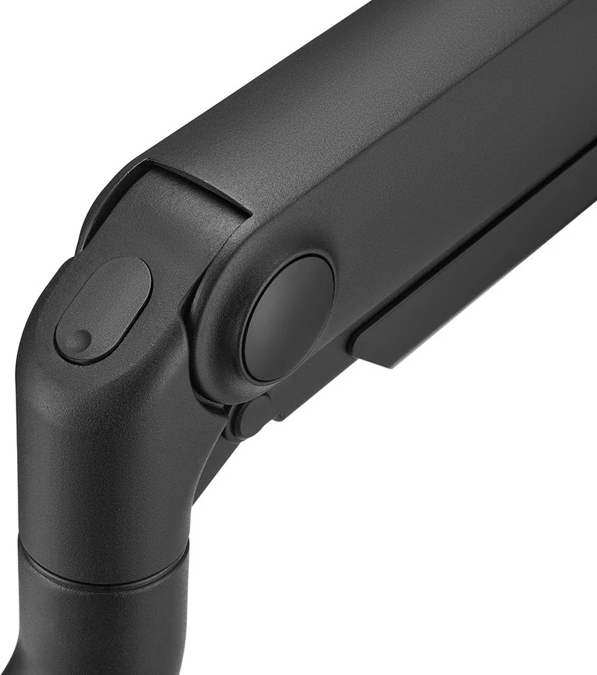 Kotični nosilec za monitor Neomounts DS75S-950BL2, s sponko/spremljevalnim prebojem, 8 kg, 17"-32", črn