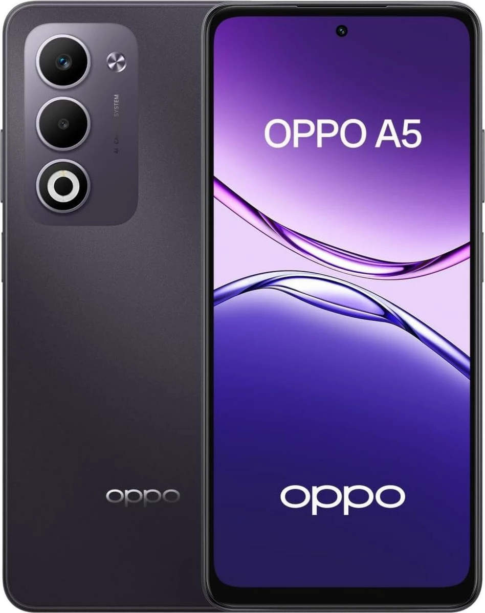 Pametni telefon OPPO A5, 6 GB RAM, 128 GB, 6,67" temno vijoličen