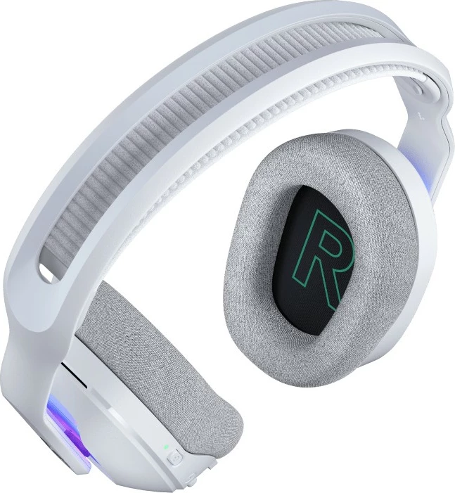 Slušalke z mikrofonom in RGB osvetlitvijo Logitech VOSS CDM, bele