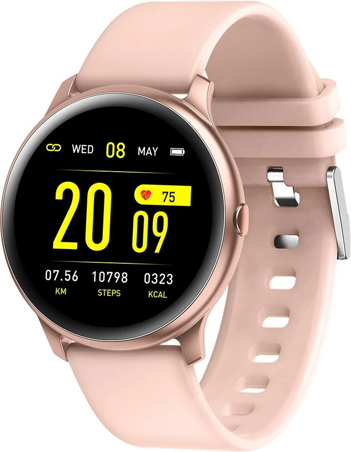 Pametna ura Maxcom Fit FW32 Neon, 1.3\", OLED, 256 KB, Bluetooth, rožnata