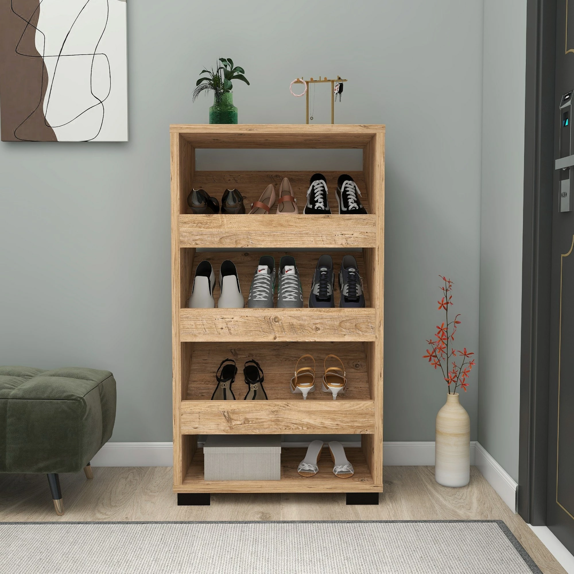 Omara za čevlje Nasem Hanah Home, barva Atlantic Pine