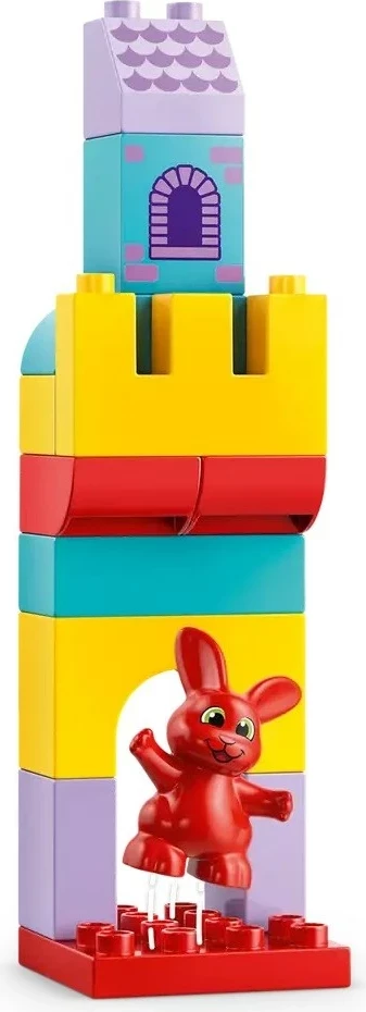 Igralni set LEGO DUPLO Hopsy's Castle Game, 47 kosov, večbarven
