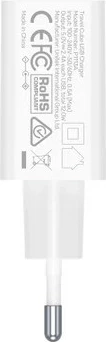 Polnilec UNITEK P1113A-EU, 2x USB-A, 12W, bel