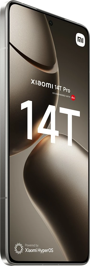 Pametni telefon 6,67", 12+512 GB, 5G, dvojna SIM, titan sivi Xiaomi 14T Pro