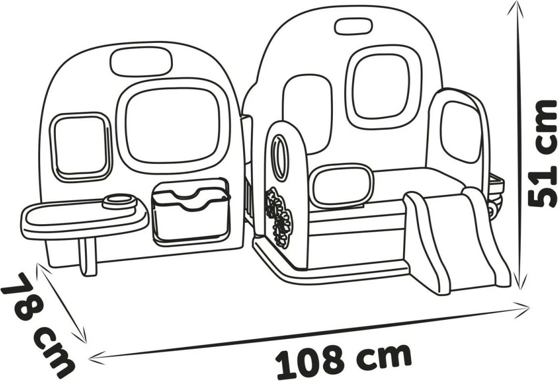 Igralni kotiček za lutke Smoby Baby Nurse 7600240308, plastika, večbarven