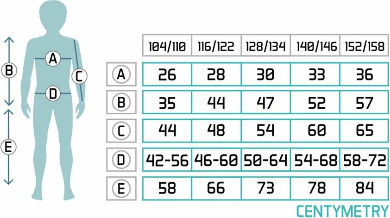 Termo oblačilo za otroke Meteor, sivo