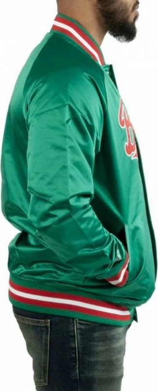 Jakna za moške Mitchell & Ness, NBA Milwaukee Bucks, zelena