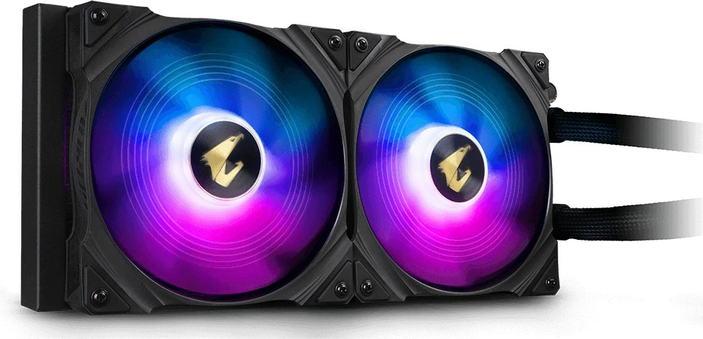 Ftohilo vode za računalnik AORUS WATERFORCE 280, črn