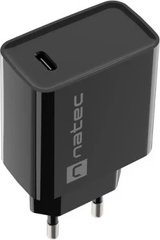 Hitri polnilec 20W USB-C, Natec Ribera, črn