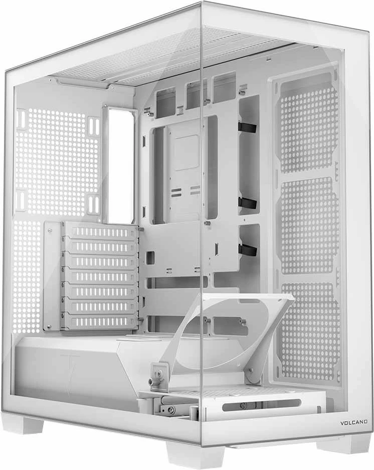 Računalniško ohišje MODECOM STELLAR NF ARGB 20, Midi Tower, ATX/ITX/Micro ATX, belo