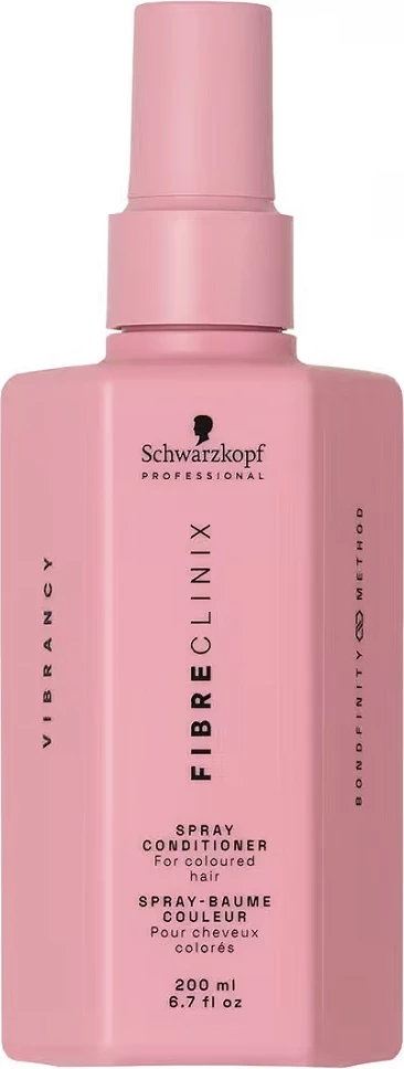 Kondicioner v spreju za barvane lase Schwarzkopf Professional Fibre Clinix Vibrancy, 200 ml