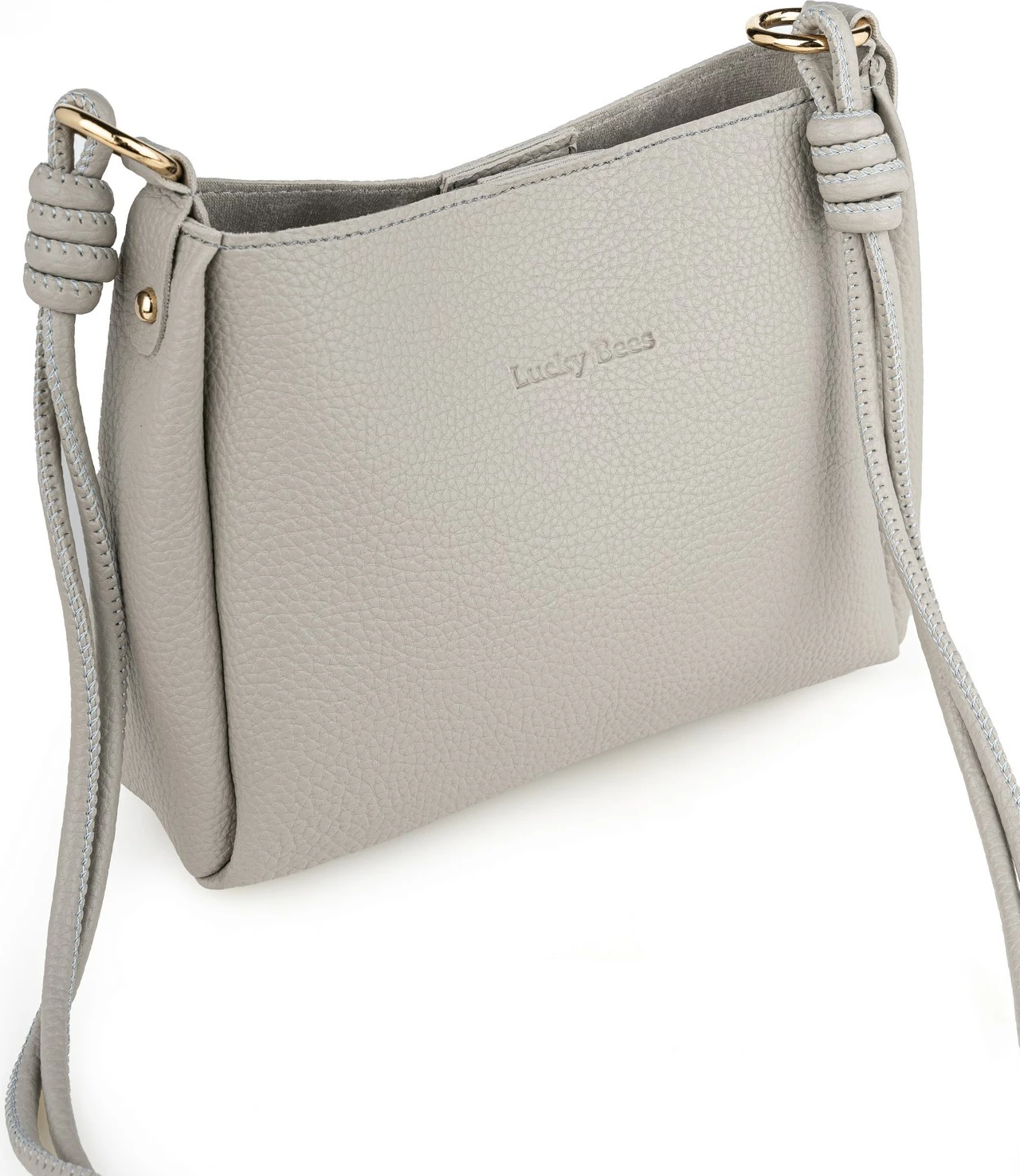 Crossbody torbica, Lucky Bees 1227 Ros, siva