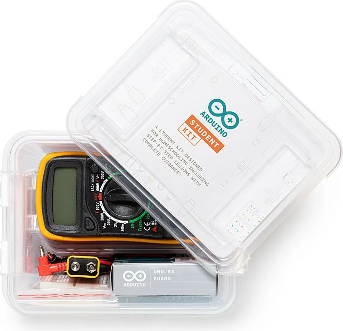 Edukativni komplet za učence in študente z baterijami in prenosno škatlo, Arduino Education Student Kit