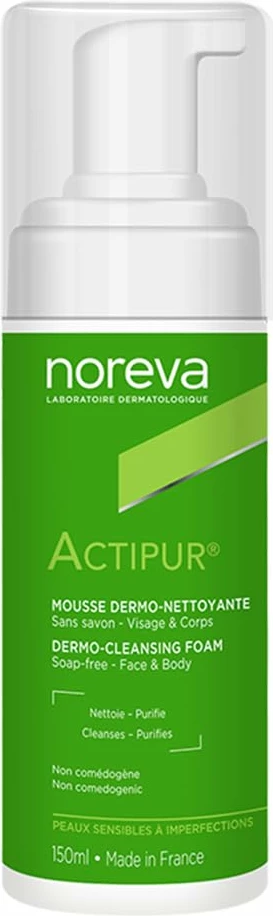 Čistilna pena za obraz Noreva Actipur Dermo-Cleansing Foam, 150 ml