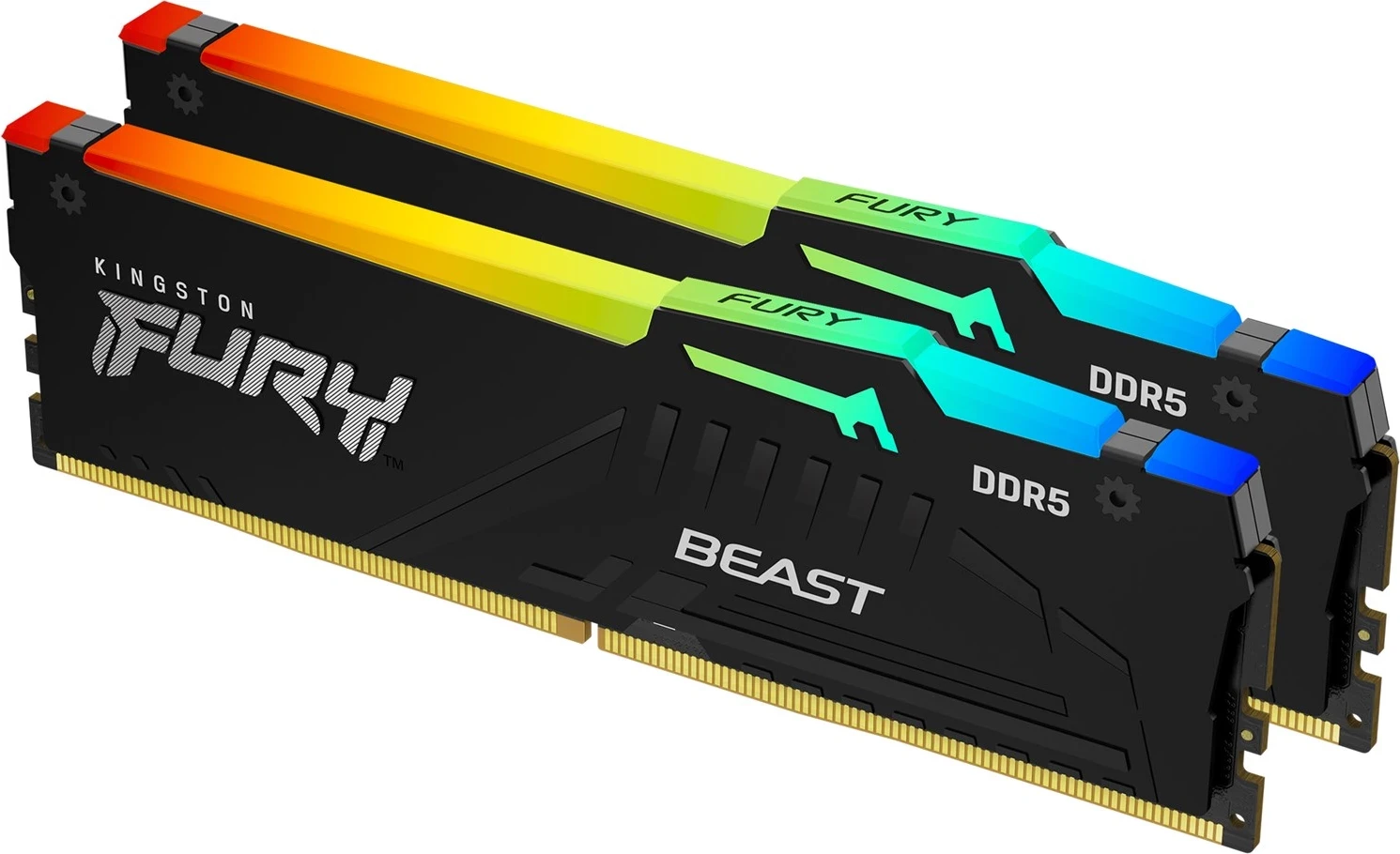 RAM pomnilnik Kingston FURY 32GB 5200MT/s DDR5 CL40 DIMM (komplet 2) Beast RGB