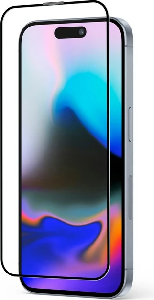 Zaščitno steklo 3D Armour Glass CRONG, za iPhone 16 Pro, 9H, antibakterijsko, z montažnim okvirjem