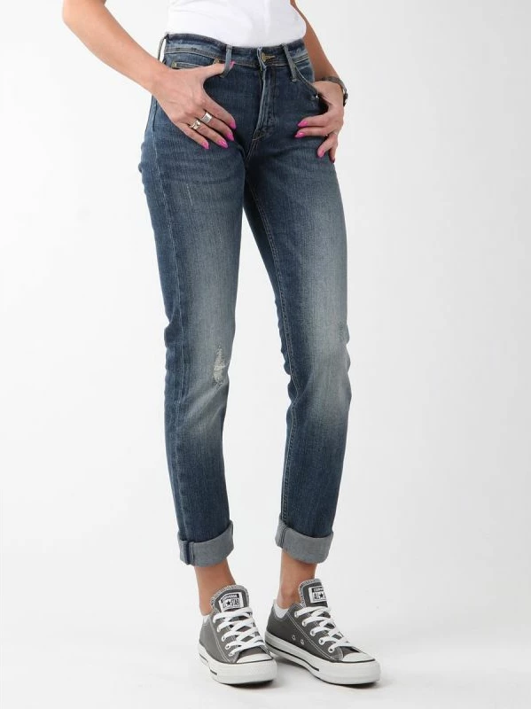 Široke ženske hlače Lee, Sallie Boyfriend, modre