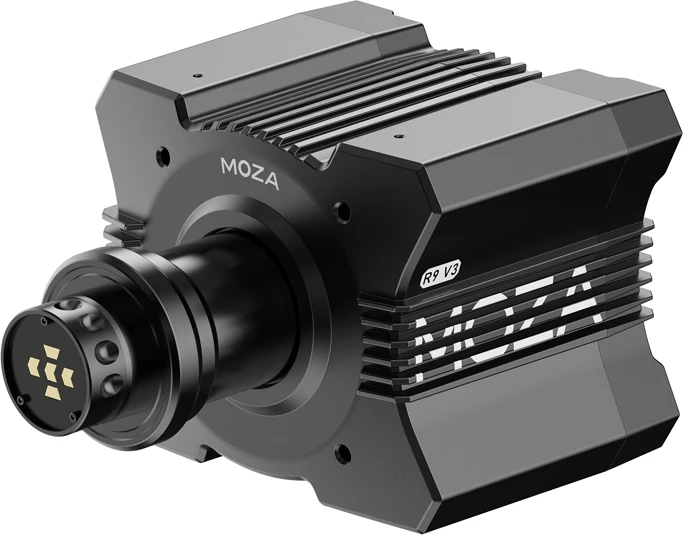 Osnova volana Moza Racing R9 V3 RS080, 9 Nm, črna