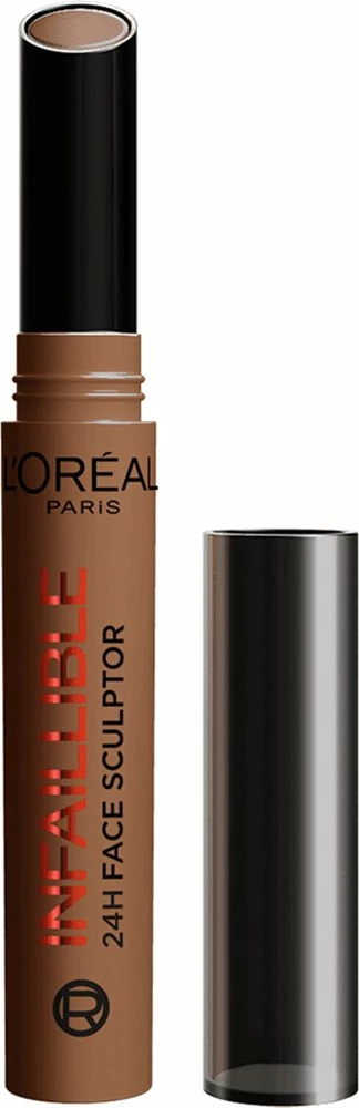 Bronzer v stiku za ženske L'Oreal Paris Infallible 24h Face Sculptor 5 Medium, 2.3 g