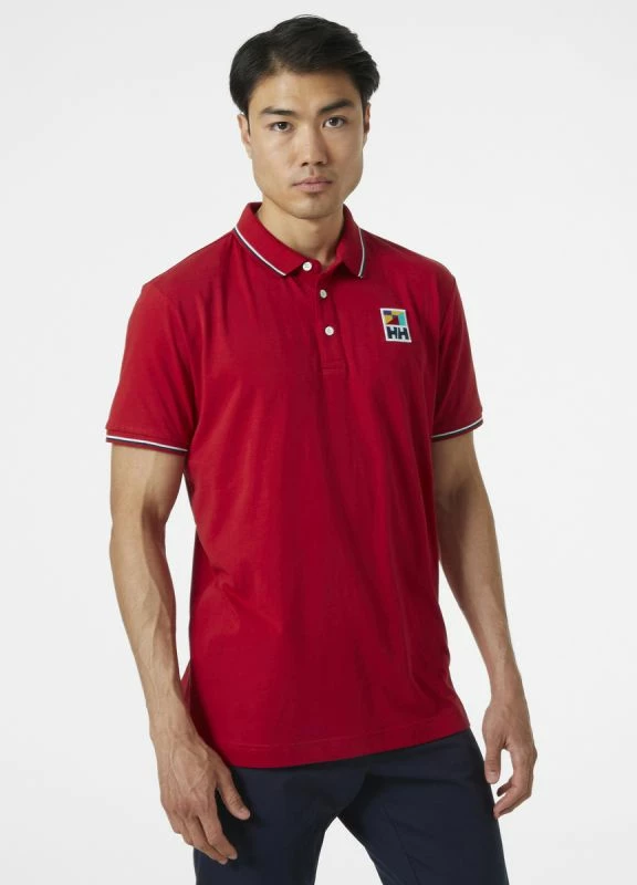 Polo majica Helly Hansen, moška, rdeča
