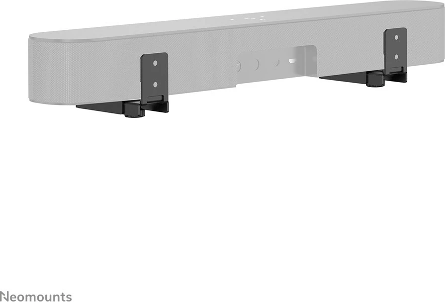 Univerzalni nosilec za videobar/soundbar Neomounts AWL29-550BL1, jeklo, 15 kg, črn