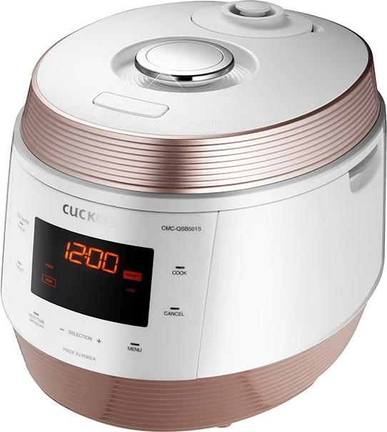 Večfunkcijski kuhalnik 8-v-1, Cuckoo CMC-QSB501S 5L, bel/roza