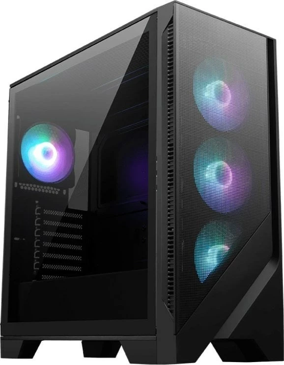 Sodoben računalniški ohišje MAG FORGE 321R AIRFLOW MSI, črno