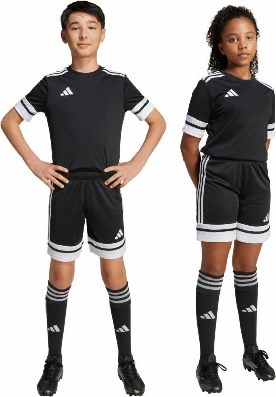 Kratke hlače za otroke adidas, črne
