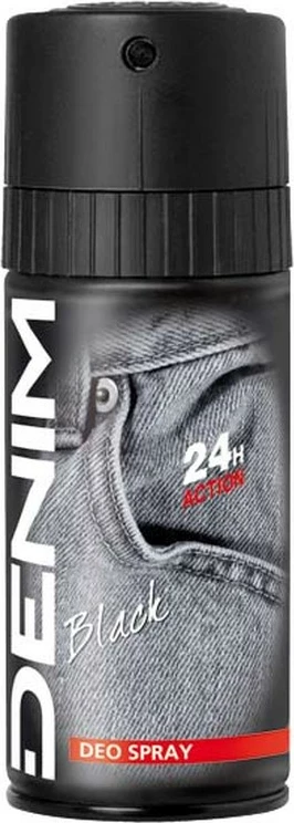 Dezodorant v spreju za moške Denim Black, 150 ml
