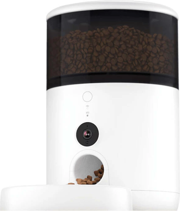 Pameten avtomatski hranilec hrane Petoneer NutriVue PF008, 2,6 L, kamera 1080p, Wi‑Fi, s posodo iz nerjavnega jekla