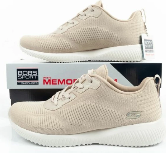 Superge, Skechers Bobs Squad-Tough Talk, bež