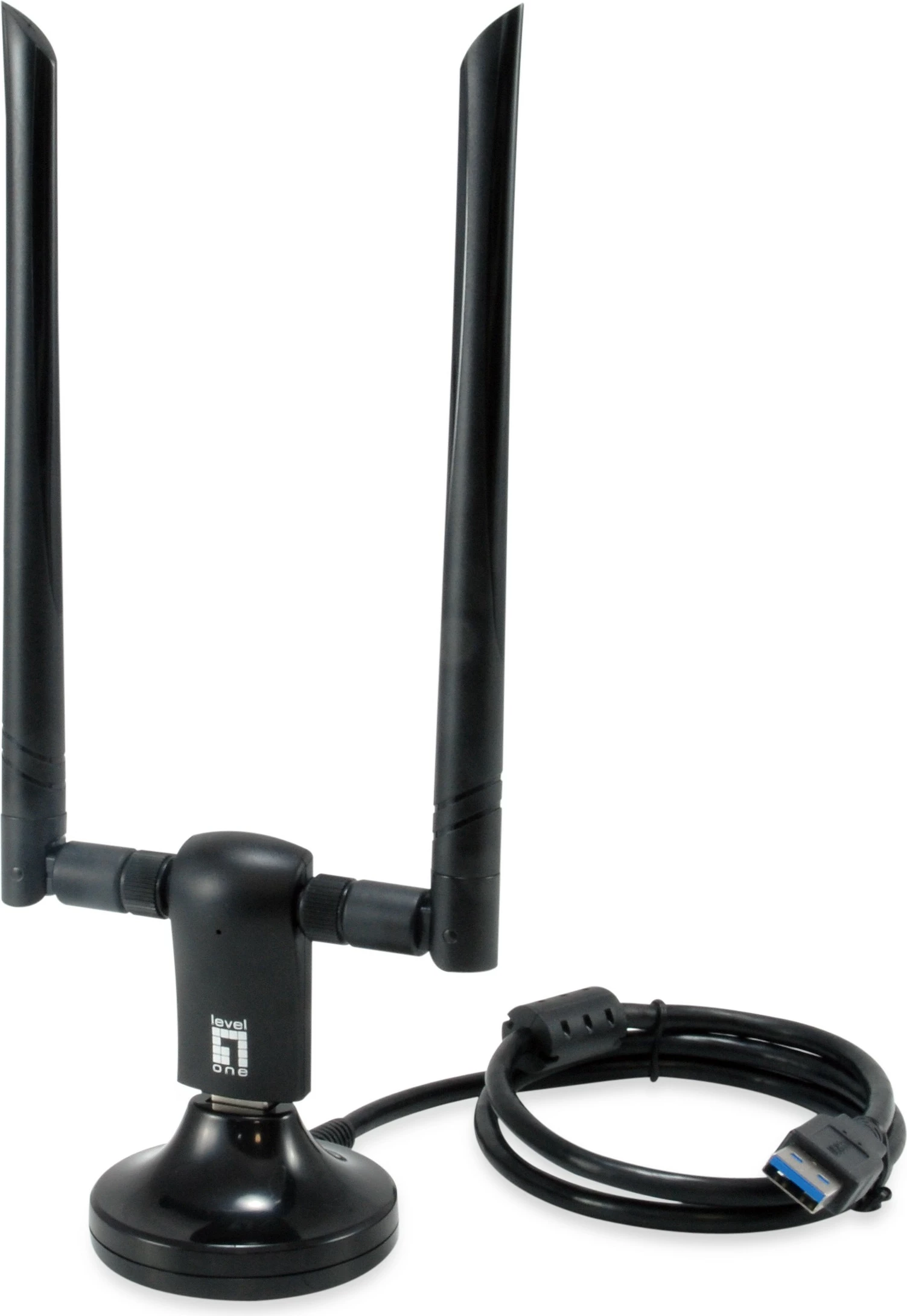 Adapter Wi‑Fi USB AC1200, 867 Mbit/s, črn LevelOne