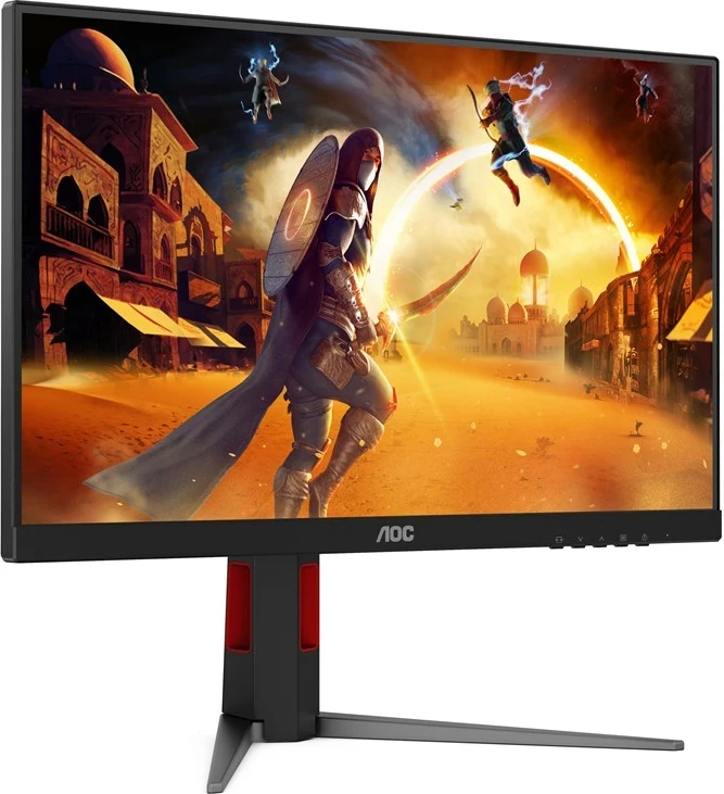 Gaming monitor 23,8" Full HD LED, črn z rdečimi AOC 24G4HA