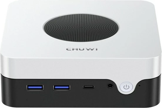 Mini računalnik CHUWI LarkBox X, Intel N N100, 12 GB RAM, 512 GB SSD, bel