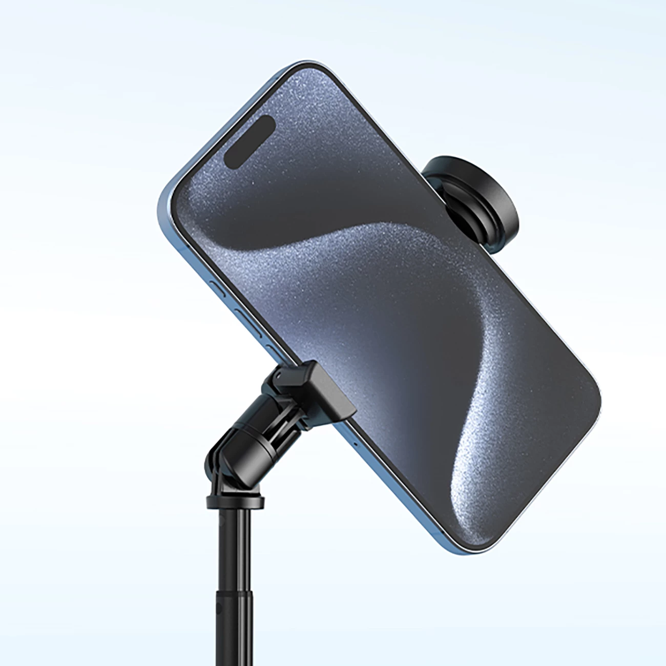 Selfie palica z samodejno odpirajočimi se nogami, trinožnik, 1,7 m, črna, Wozinsky WRZP1