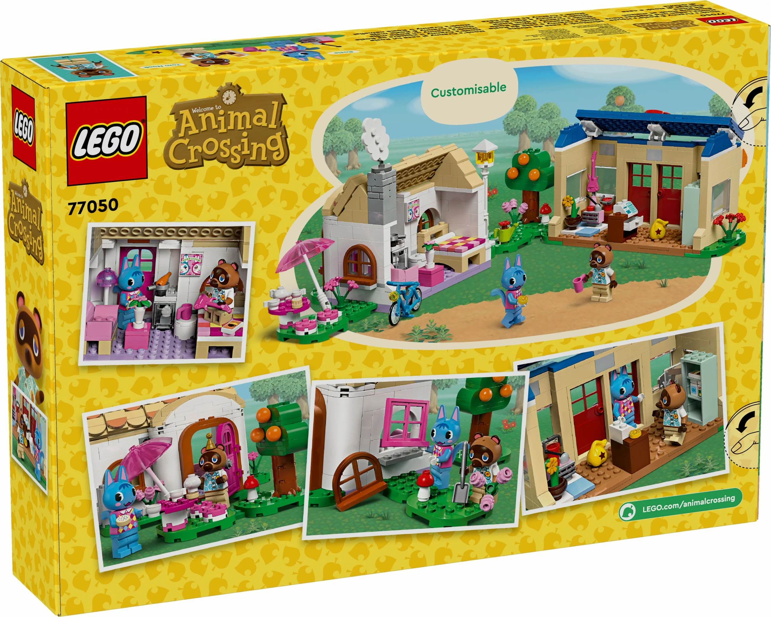 Set gradnje Animal Crossing LEGO 77050, 535 delov, večbarven