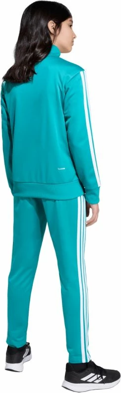 Trenirka za otroke adidas Seasonal Essentials Tiberio 3-Stripes Tricot, modro-zelena