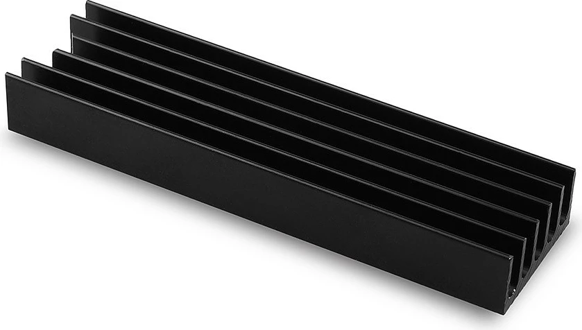 Pasivni hladilnik za SSD M.2, AXAGON CLR-M2L10, aluminij, 10 mm, črn