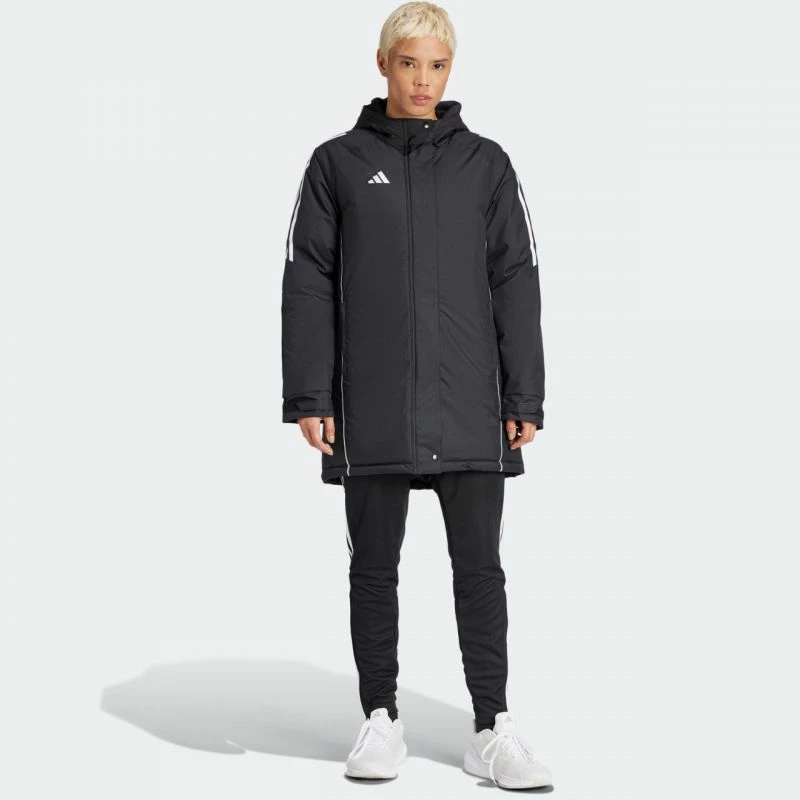 Parka za ženske adidas, črna