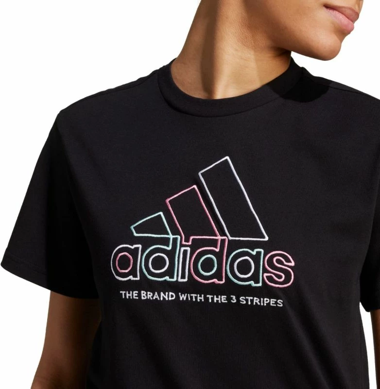 Majica za ženske adidas, črna