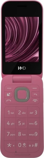 Flip telefon HMD 2660 TA-1711, Dual SIM, 128 MB, 64 MB RAM, 4G, rdeč
