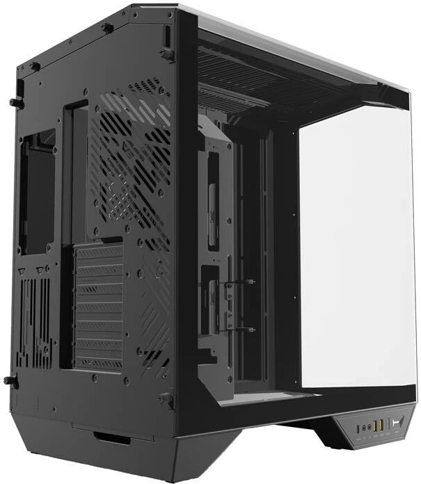 Big Tower ohišje z ojačenim steklom Darkflash DY470, črno