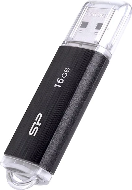 USB ključek Silicon Power, 16 GB USB Type-A 2.0, črn