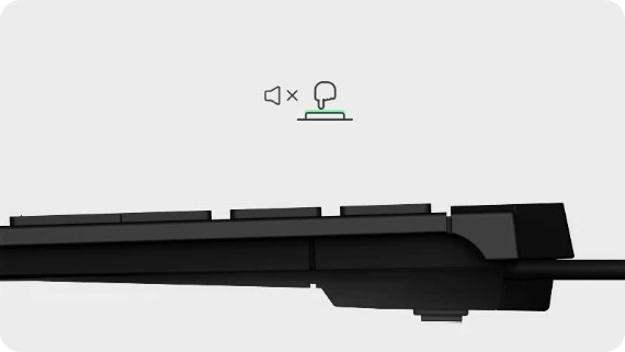 Kompaktna tipkovnica s touchpadom KeySonic KSK-5210ELU, žična USB, QWERTZ, LED, črna