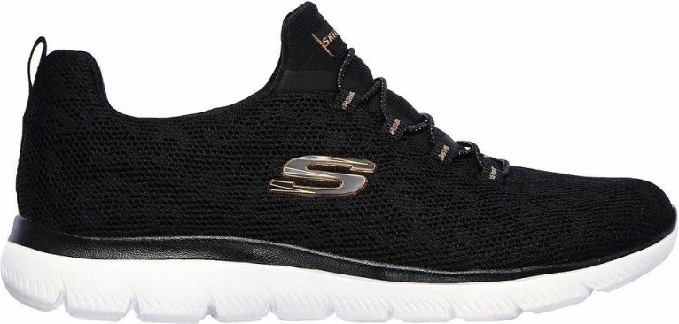 Leopard vzorec športne superge Skechers za ženske, črne