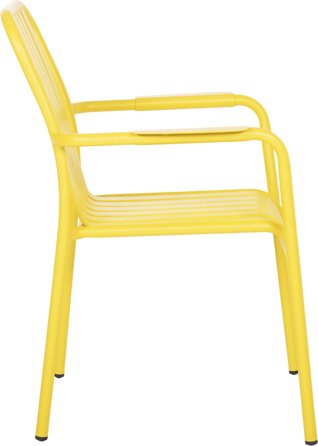 Aluminijasti naslanjač RACHEL FH6088.06 rumen 63x58x85H cm