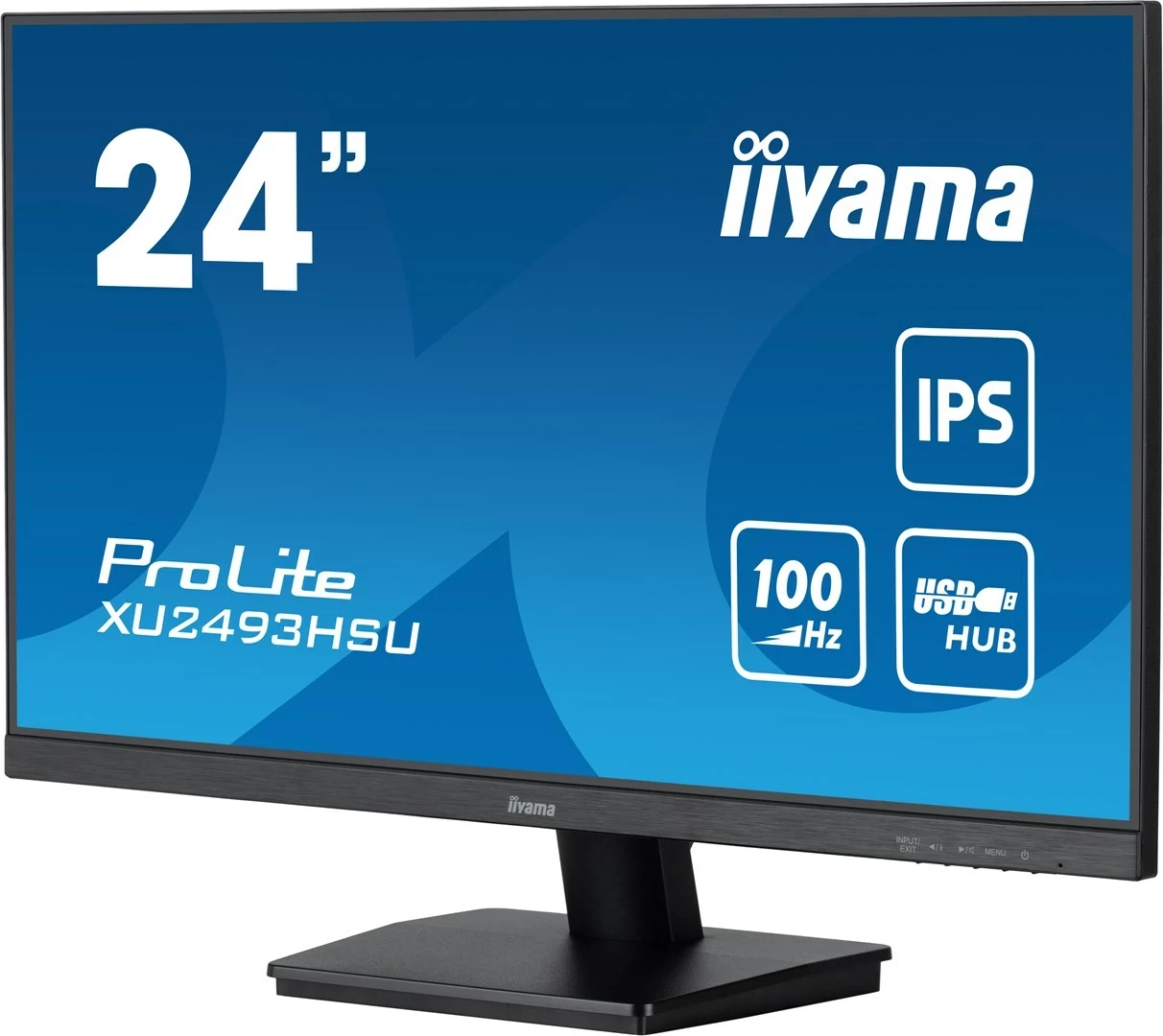 Monitor 23,8" Full HD LED, IIYAMA ProLite XU2493HSU-B7, črn